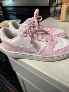Nike Kids' Pink and White Dunk Sneakers